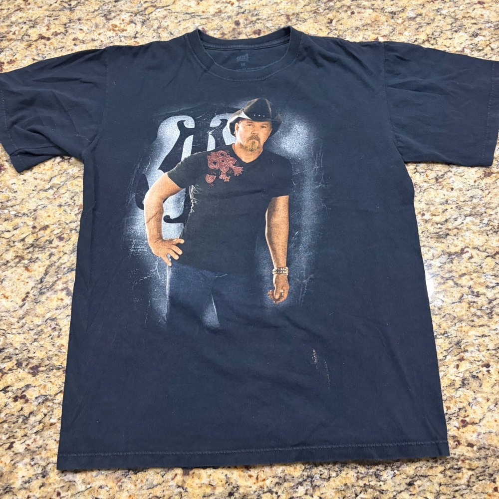 Trace Adkins Tour 2012 Songs and Stories Graphic T-Shirt Mens Medium Black